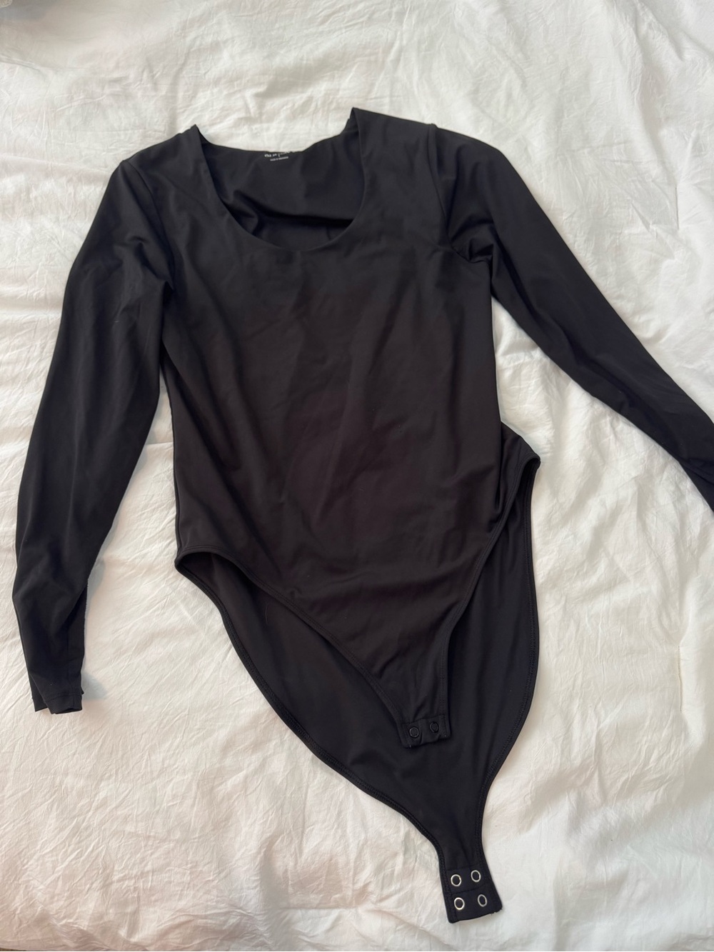 Old Navy Black Scoop Neck Bodysuit